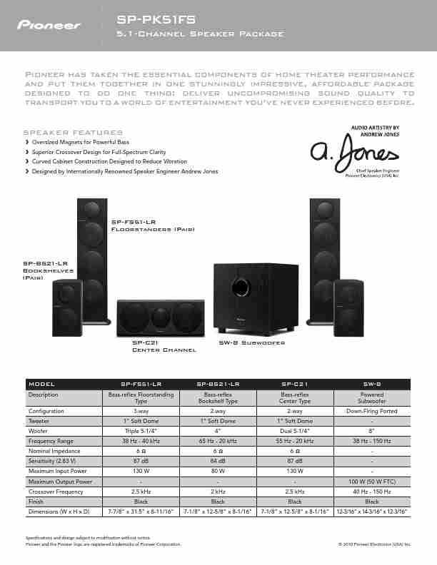 Pioneer Speaker System SP-FS51-LR-page_pdf